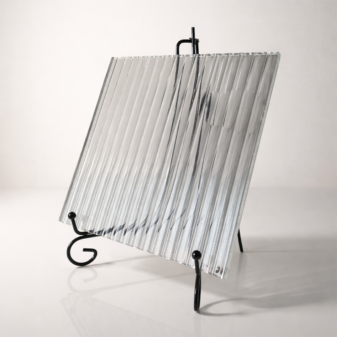 Фото 2 стекло рифленое Мору осветленное 10 мм