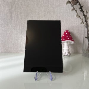 Фото стекло Лакобель черное № 9005