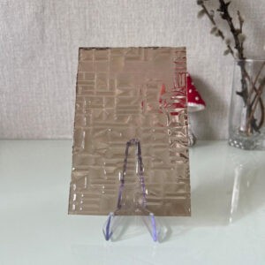 Фото стекло рельефное модель Абстракто бронза