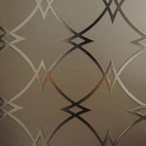 фото стекло декоративное «Туркуаз» бронзовое