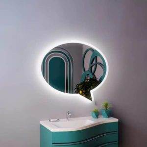 фото зеркало с подсветкой модель «Message»