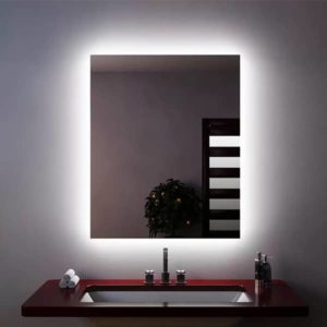 фото зеркало с подсветкой модель «Simple»