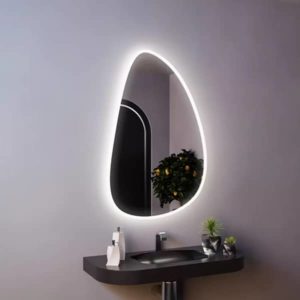 фото зеркало с подсветкой модель «Stone»