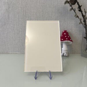 Фото стекло цветное RAL 1013 бежевое Лакобель