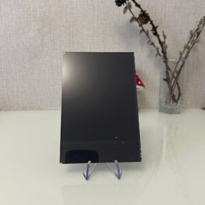 Фото стекло цветное темно серое Лакобель RAL 7016